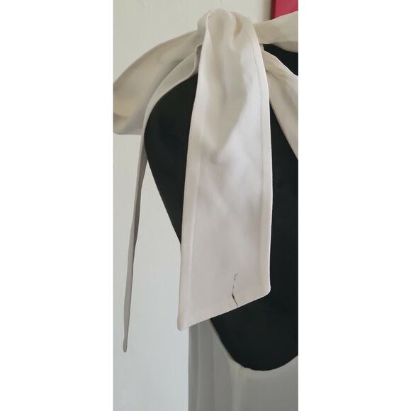 Rebecca Taylor Babydoll Dress Size 0 White Lace And Silk Ruffles Nwt 495$ - Picture 7 of 7